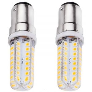 Lot de 2/10 Ampoules LED Maïs B15, Ampoule à culot B15 à intensité Variable 3 W équivalent à 30 W, Lampe à économie d'énergie pour éclairage