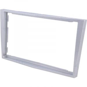 Facade autoradio FA152.0B compatible avec Opel Astra Vivaro Zafira - Argent clair