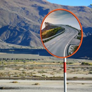 All&eacute;e Garage Portail ext&eacute;rieur Virage routier S&eacute;curit&eacute; Miroir convexe pour angle mort 60 cm