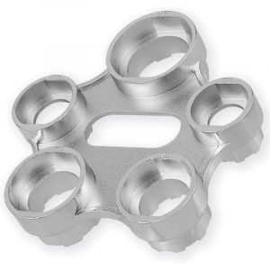 Cl&eacute; A&eacute;rateur pour Robinet, Cl&eacute; de service en alliage de zinc, Cl&eacute; r&eacute;glage pour a&eacute;rateur robinet, Faucet Aerator Removal Tool Kit M18 M20 M22 M24 M28,