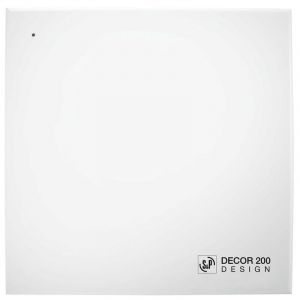 Unelvent - Aérateur extra-plat design, 163 m3/h, 19,7W, temporisation réglable, d 120 mm (401451)