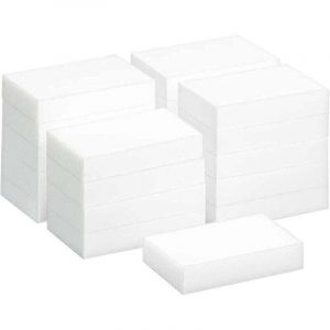 &eacute;ponges Magiques, 20pcs Magic Eraser Sponges, Tampon De Nettoyage En Mousse De M&eacute;lamine, Tampons De Nettoyage Sans Produits Chimiques, &eacute;ponge Propre