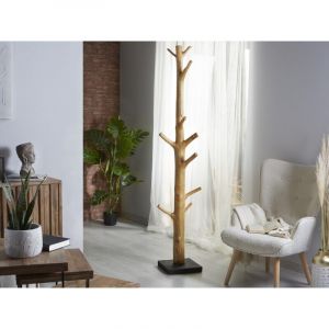 Porte-manteau en bois de la jungle 160 cm. 30 x 30 x 160 cm