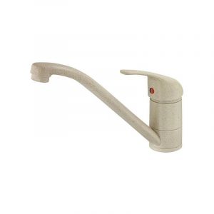 Kramer - Mitigeur d'&eacute;vier de cuisine bec mobile couleur vieille pierre.