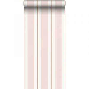 Sanders&sanders - papier peint à rayures rose