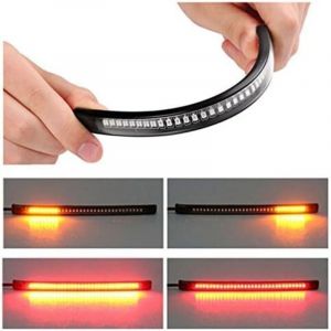 48 Feux Stop Led pour Moto Voiture V&eacute;lo Feux Clignotant Bande de Lumi&egrave;re 12V