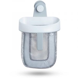Csparkv - Filet de Bain Super Scoop pour Rangement des Jouets, Panier Amovible, Sac pour Bébé, Bac Rangement Suspendu pour Baignoire et Douche, avec