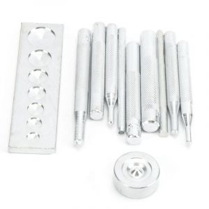 Outil d'installation de bouton-pression, outil de poin&ccedil;onnage &agrave; bouton-pression &agrave; main, robuste et pour une installation de poin&ccedil;onnage pour une