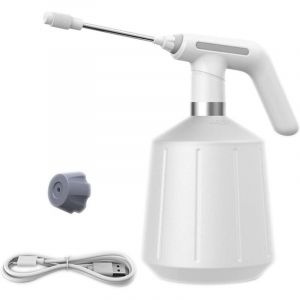 2.5L &Eacute;Lectrique Pulv&eacute;Risateur de Plantes Automatique Arrosage Fogger USB &Eacute;Lectrique D&eacute;Sinfectant Pulv&eacute;Risateur Arrosage &agrave; la Main Machine-Blanc