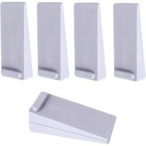 6 Pi&egrave;ces Arr&ecirc;t Cale de Porte, Antid&eacute;rapante Cale Porte au Sol avec Hauteur R&eacute;glable，Cale Porte Caoutchouc Pour Porte de Balcon, Salle de Bain,