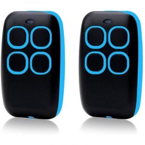 T&eacute;l&eacute;commande universelle 2 pi&egrave;ces 4 en 1 pour portails et garages T&eacute;l&eacute;commande multi-fr&eacute;quence Rolling Code 280 &agrave; 868 MHz, programmateur