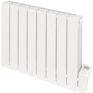 FONDITAL Radiateur &eacute;lectrique &agrave; inertie fluide &ndash; 1500 W &ndash; Horizontal &ndash; Blanc &ndash; Programmable