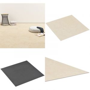 Vidaxl - Dalles de plancher pvc autoadhésif 5,11 m² beige - Carrelage Pvc - Dallettes De Sol - Planchers Pvc - Revêtement De Sol - Carreau De Sol