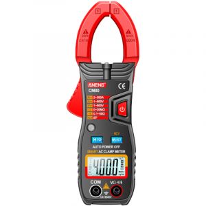 Clamp Meter CM80, Multim&egrave;tre &agrave; Pinces 4000 Counts, Plage Auto, Voltmetre 500A, Amp&egrave;rem&egrave;tre AC, Ohmm&egrave;tre avec Lampe Torche