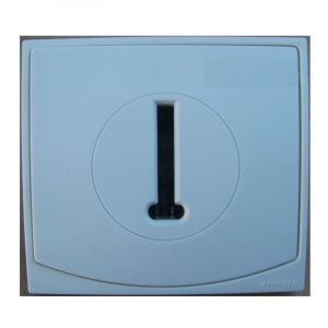 Fa&ccedil;ade Prise T&eacute;l&eacute;phone pour r&eacute;f: 61340 - 2001 lumiere - Blanc - Arnould