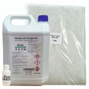 Global - 5 kg kit de reparation de resine polyester 11989635