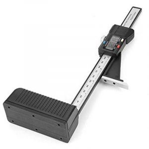 Jauge de Hauteur,0-150mm Jauge de Profondeur Num&eacute;rique, LCD Digital Display Screen Pr&eacute;cision Hauteur Ouverture Profondeur,avec Base Magn&eacute;tique, noir,