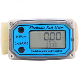 Mini d&eacute;bitm&egrave;tre num&eacute;rique &agrave; turbine pour carburant diesel : 0-90 l/min, 25-150 l/min, 35-250 l/min, filetage NPT 1".