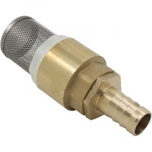 Clapet anti retour avec crepine 1/2 3/4 1 pouce avec douille 12 16 19mm - clapet de pied clapet crepine anti retour (Filetage 3/4 pollice + Raccords