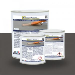 Matpro - Mortier &eacute;poxy r&eacute;paration rapide trafic hautes performances - 2.5 Kg Gris basalte