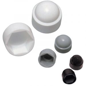 Cache-&eacute;crou plastique M6 blanc en bo&icirc;te de 100 - GOETTGENS SA