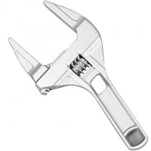 Cl&eacute; &agrave; molette Grande ouverture Cl&eacute;s &agrave; cl&eacute;s de salle de bains Large m&acirc;choire 16-68 mm Cl&eacute;s &agrave; cl&eacute;s en alliage d'aluminium Shank Plombier Outil &agrave; main