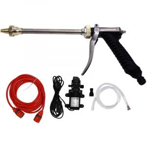Pompe de Nettoyeur Haute Pression &eacute;lectrique, Kit de Nettoyeur Haute Pression Portable 12 V pour Voiture 12 V Haute Pression Kit de Lavage Puissant