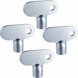 Bardusch-Cle Purge Radiateur,4 PCS Cle Purge Radiateur Purgeur Bouchon Robinet Purge Vanne Cl&eacute; Cl&eacute;s Radiateurs de Purge Chauffage la Cl&eacute; du Chauffage