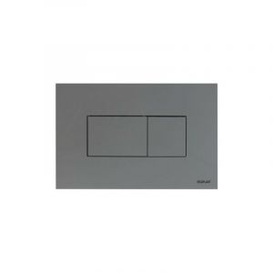 Plaque de commande 3/6L karisma pneumatique Double chasse - chromée mat Regiplast