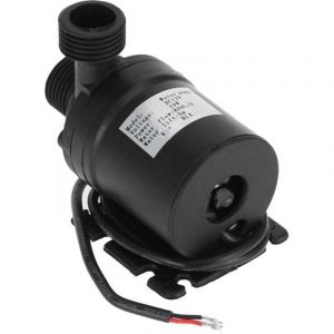 Vtizikl Pompe de surface, DC 12V Pompe &agrave; eau submersible sans brosse 800L/H 5M Micro petite pompe eau pour &eacute;tang/fontaine/piscine/aquarium syst&egrave;me de