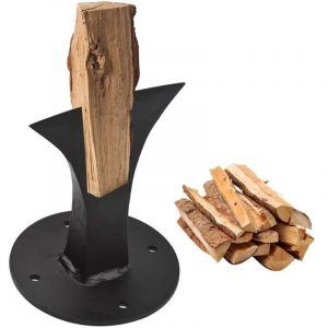 Fendeur de Buche, Fendeur de Bois de Chauffage, Fendeur de B&ucirc;ches Manuel, Fendeuse Bois Manuelle avec 4 Vis, Fendage Bois pour Petit Po&ecirc;le &agrave; Bois de