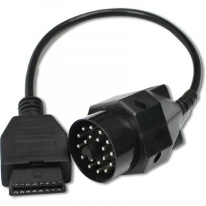 OBD2 C&acirc;ble adaptateur 20Pin BMW Edibas &agrave; 16Pin Appareil de diagnostic OBD adapt&eacute; aux anciens mod&egrave;les compatible avec BMW 1982-2002