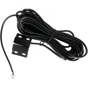 Capteur de porte magn&eacute;tique filaire NdFeB pour garage volet roulant d&eacute;tecteur d'ouverture de portail en fer avec sortie normalement ferm&eacute;e Noir 29 x
