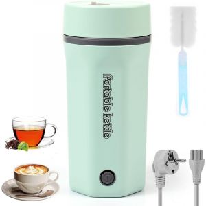 3 en 1 Bouilloire Portable &Eacute;lectrique de Voyage 500 ml Coupe d'eau &Eacute;lectrique Bouilloire Electrique Portable Arr&ecirc;t Automatique et Protection Contre