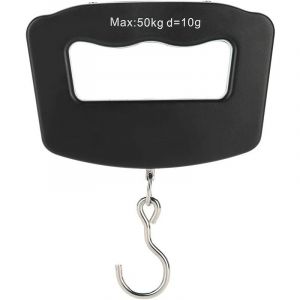 Pèse Bagage numérique 50kg / 10g Balance Bagage Voyage Portable Pèse Bagage Échelle de pêche Pèse Valise pour Poste Voyage Shopping Usage Domestique