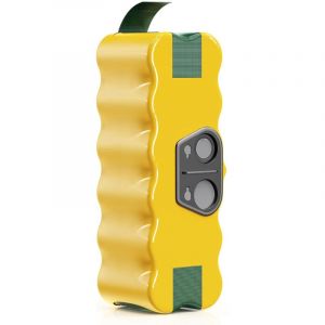 Enowelir Batterie pour iRobot Roomba 500 600 700 800 S&eacute;ries et R3, Scooba 450 Aspirateur, 14.4V 4500mAh Ni-MH, avec 2 Brosses Lat&eacute;rales