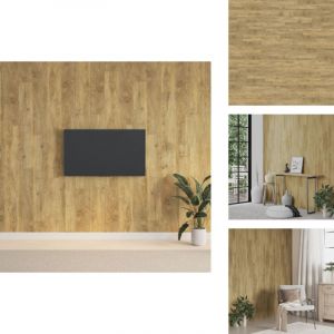 Vidaxl - Panneaux muraux Aspect bois Marron pvc 2,06 m&sup2; - Panneau Mural - Rev&ecirc;tement Mural - D&eacute;corations Murales - Lambris - Aspect Bois