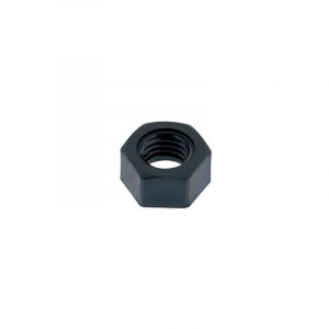 Ecrou Nylon Hexagonal hu M10 Noir s/plat 16-1 piece