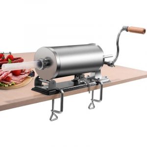 Poussoir à Saucisse, avec 4 Tubes Embouts Remplissage de Professionnelle, Poussoir à Viande (3.6L (Horizontal))