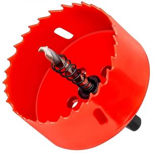 Scie Cloche 75mm Placo Universelle M42 hss Bi-M&eacute;tal hss Fraise Cloche Bim&eacute;tal pour Le M&eacute;tal Mince, Les Panneaux de pvc, Gypse, Bois,AAFGVC