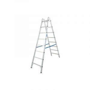 Krause - Echelle double h de travail 3,80 h d'echelle 2,20 2x8 echelons