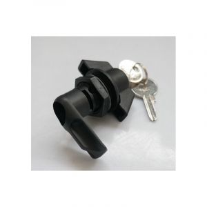 Bouton verrou polyamide à clé 405E pour fermeture coffret industriel série GISSEY