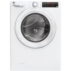 Hoover H-WASH 350 H3WP4474TAM6/1-S Lave-linge fin &agrave; chargement frontal 7kg classe A 1400 tr/min 9 cycles Care t&eacute;l&eacute;commande blanc 60x45x85