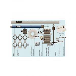 Kit de modernisation pour volets roulants bloc baie fen&ecirc;tre filaire Somfy