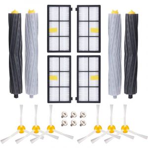 Accessoires pour rechange iRobot Roomba 800 900 Remplaçant kit d'accessoires pour iRobot Roomba série 800 850 851 860 865 866 870 871 876 880 885 886
