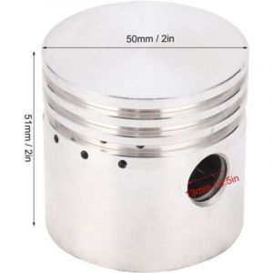 Composants d'un compresseur d'air : piston, 51 segments de piston, bielle, pompe &agrave; huile, segments de piston
