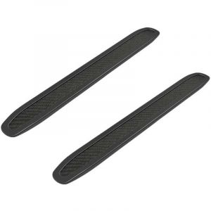 ZVD-Protection pare Choc Voiture 2 Pi&egrave;ces Universelle Bande de Protections Pare Chocs de Voiture Flexibles Bumper Guard Protector Fiber de Carbone