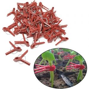SNQ - Clip de greffage de tomate semis clip de greffage clip de greffage d'aubergine 100 pcs clip de greffage bouche ronde