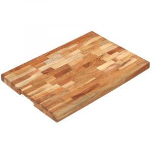 Planche &agrave; d&eacute;couper 60x40x4 cm Bois d acacia massif
