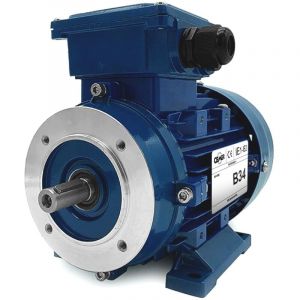 Moteur électrique Triphasé 230/400 V 3 Cv Cemer Ms 2,2 Kw 1500 Tr/min Asynchrone Bride B34 Protection Ip 55